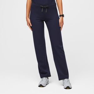 Fig's Women's Livingston Basic Scrub Pant Navy Blue